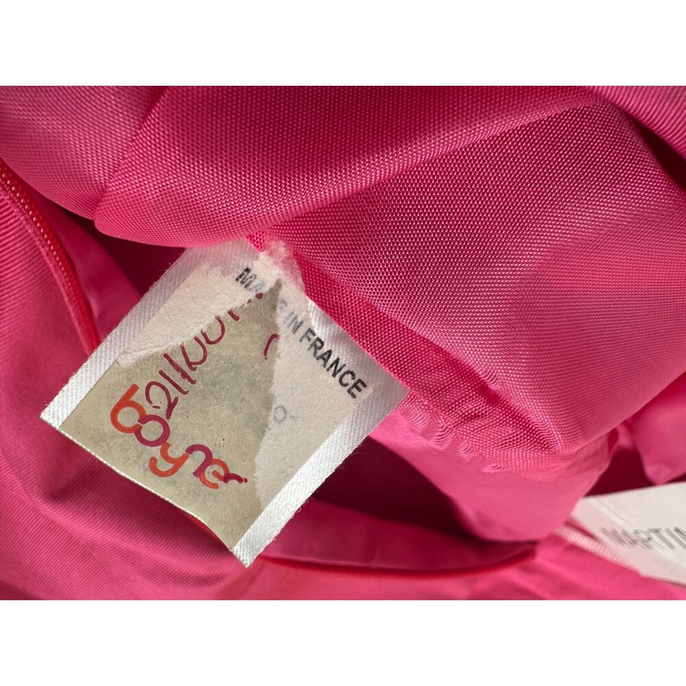 Martin Grant Paris NWT Structured A-Line Skirt – Hot Pink Silk Blend – Size S - Picture 8 of 14